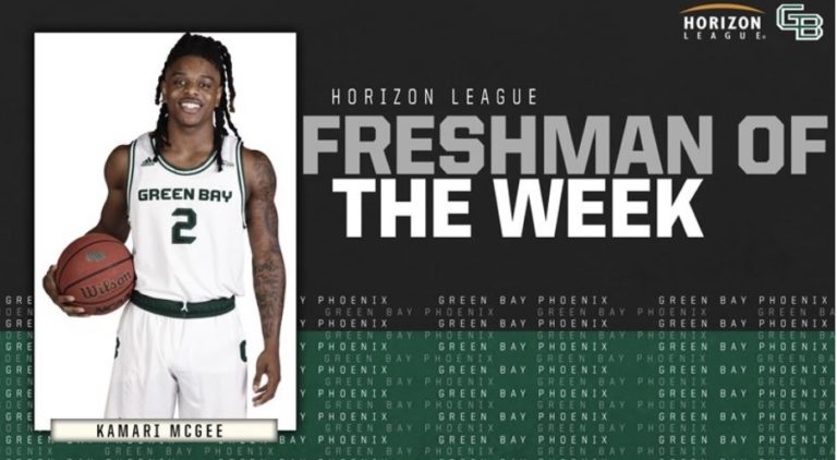 Kamari McGee wins back-to-back Horizon League freshman of the week awards