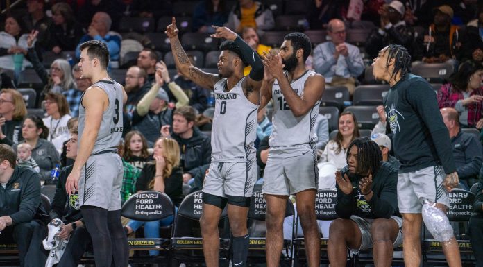 Three game win streak moves Oakland into first place