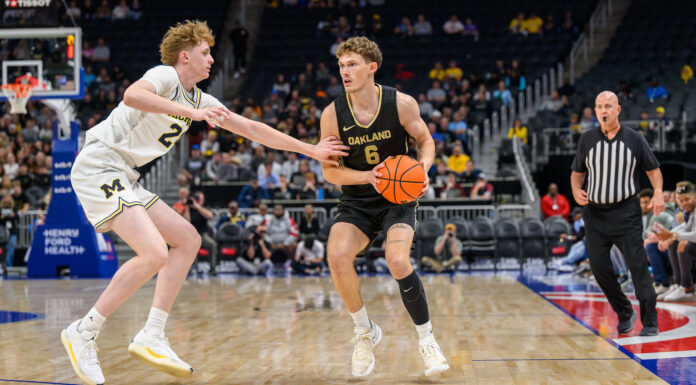 First mid major opponent of the year awaits as Oakland hosts Eastern Michigan