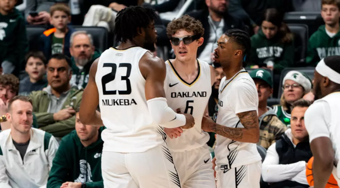 Oakland falters late at No. 23 Arkansas