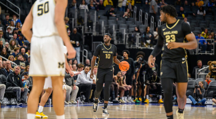 Oakland notches blowout win at Toledo