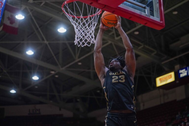 Kampe declares Metro Series “back” as Oakland beats Detroit Mercy