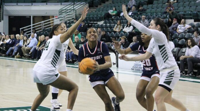 Six-cess! Vikings run past Detroit Mercy to return to Indianapolis