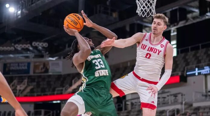 Wright State Men’s Basketball Loses Regular-Season Finale in Indianapolis