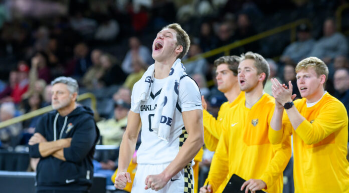Oakland Opens Exhibition Slate With 111-77 Win Over Alma