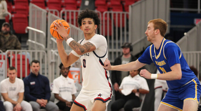 RMU Surge Past Pitt-Greensburg After Tight First Half