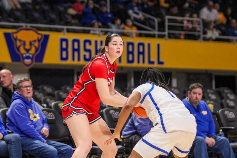 RMU Women’s Basketball Falls to Pitt After Dominant First Half