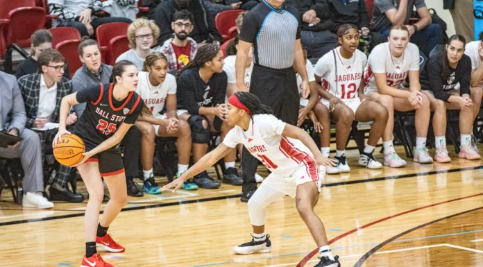 Jaguars Drop Decision Against Ball State Cardinals