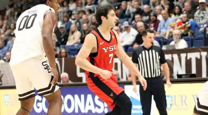 YSU Men Lose Tough Battle in New York