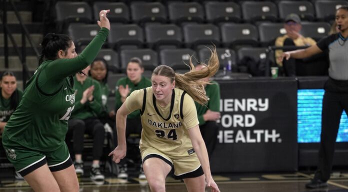 Slow Start Sinks Oakland in 84-64 Loss to Purdue Fort Wayne